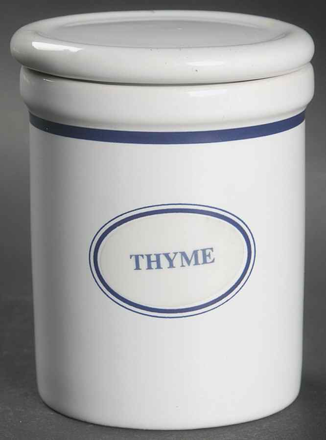 Christianshavn Blue Thyme Spice Jar & Lid by Dansk-1