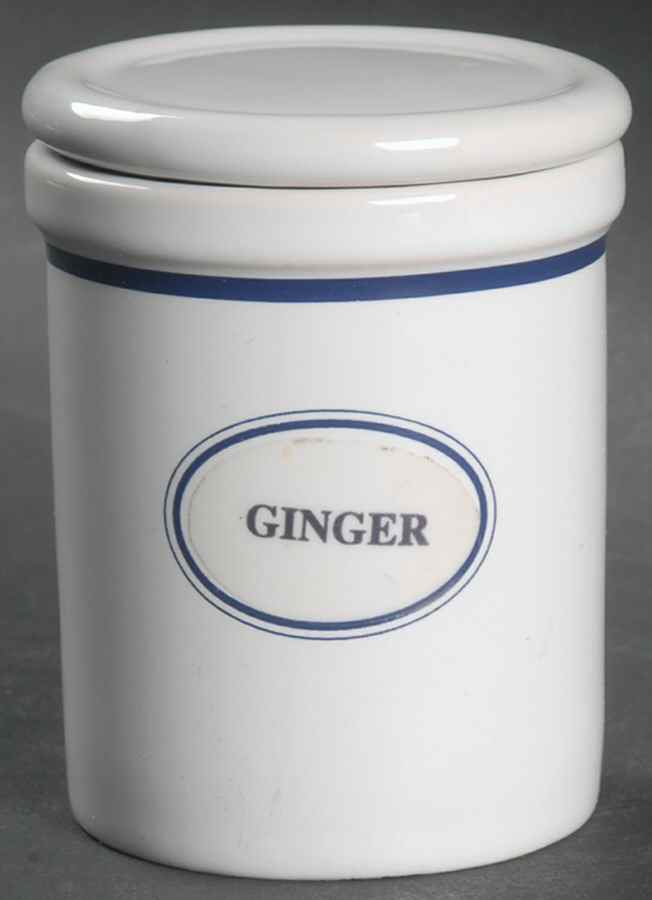 Christianshavn Blue Ginger Spice Jar & Lid by Dansk-1