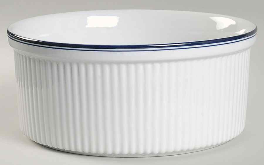 Christianshavn Blue 8" Souffle by Dansk-1