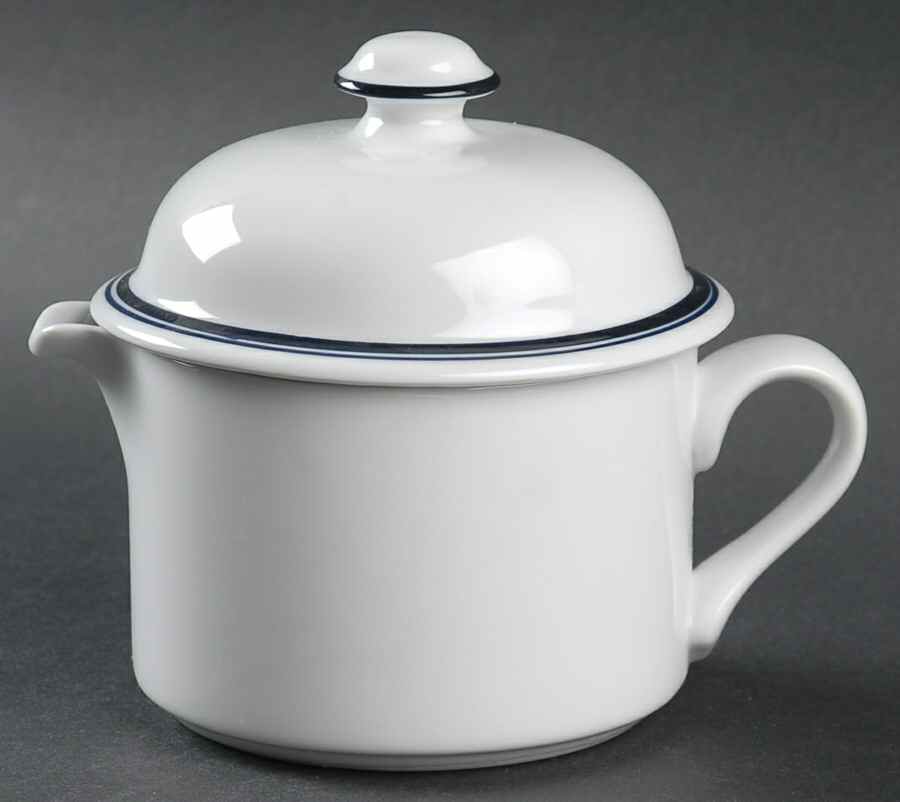 Christianshavn Blue Creamer & Lid by Dansk-1