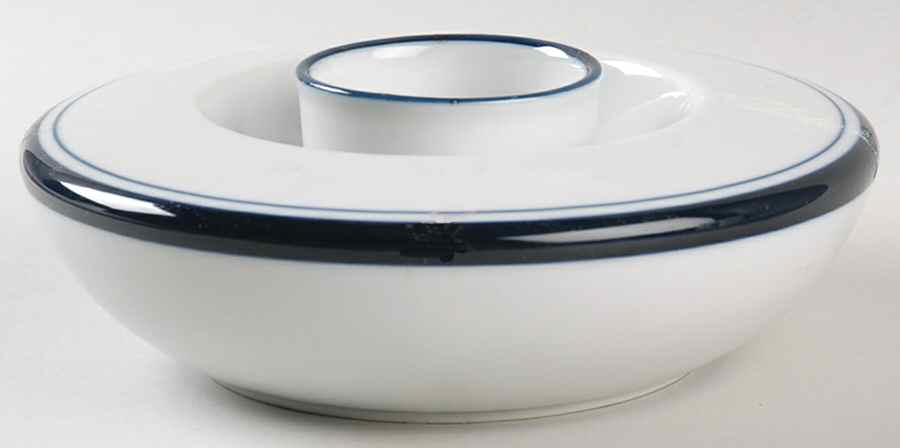 Christianshavn Blue Votive Lamp & Candle Holder No Globe by Dansk-1