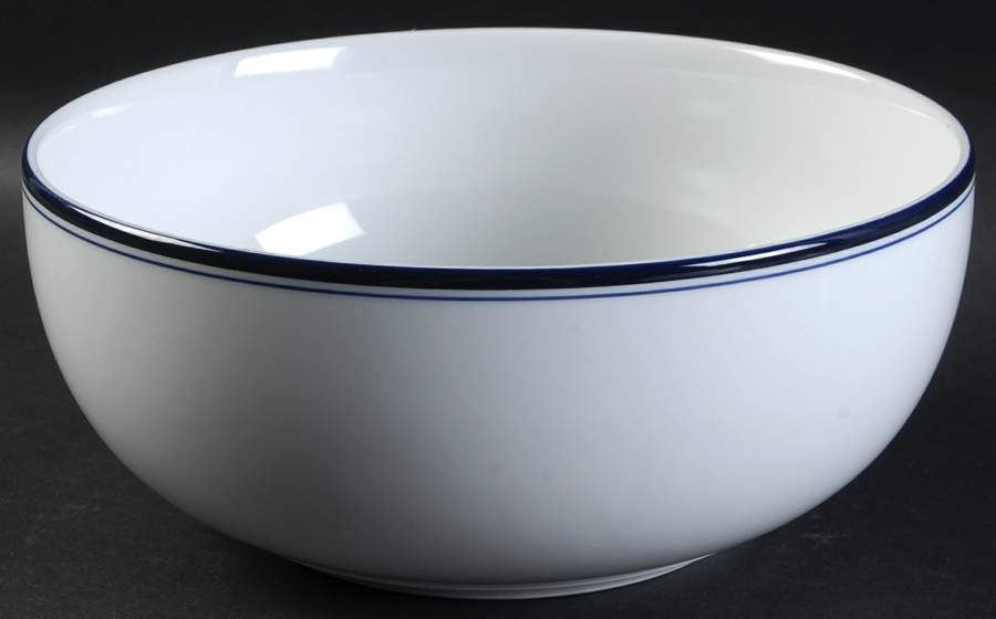 Christianshavn Blue 8" Salad Serving Bowl by Dansk-1
