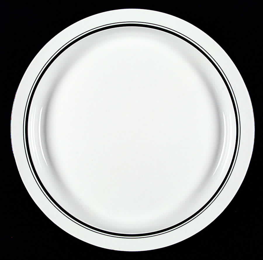 Christianshavn Black 12" Chop Plate (Round Platter) by Dansk-1