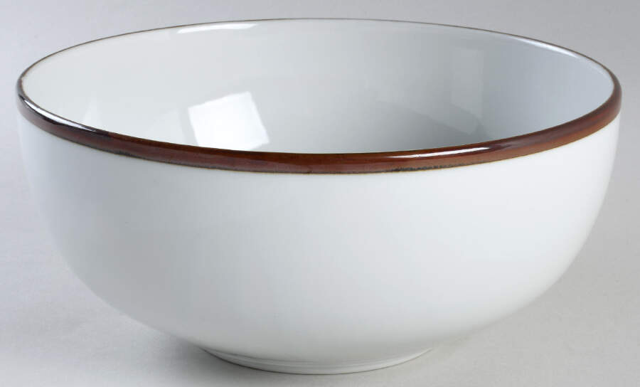 Christianshavn Brown 8" Round Vegetable Bowl by Dansk-1