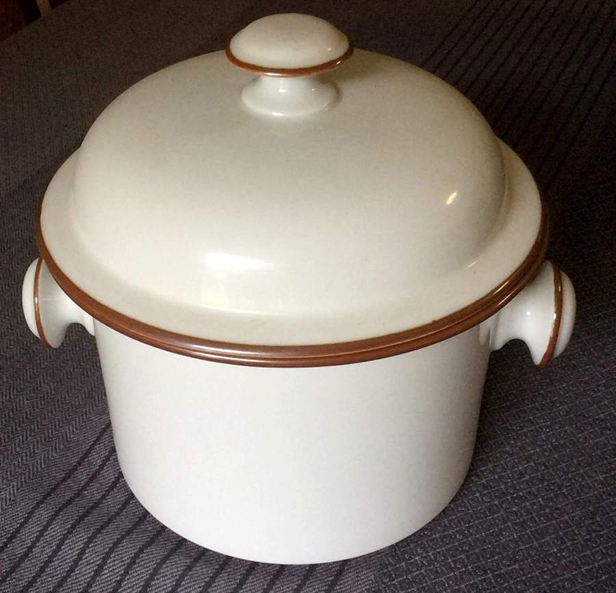 Christianshavn Brown 2 Qt Round Covered Casserole by Dansk-1
