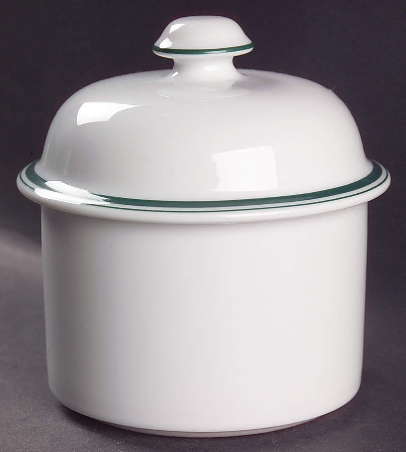 Christianshavn Green Sugar Bowl & Lid by Dansk-1