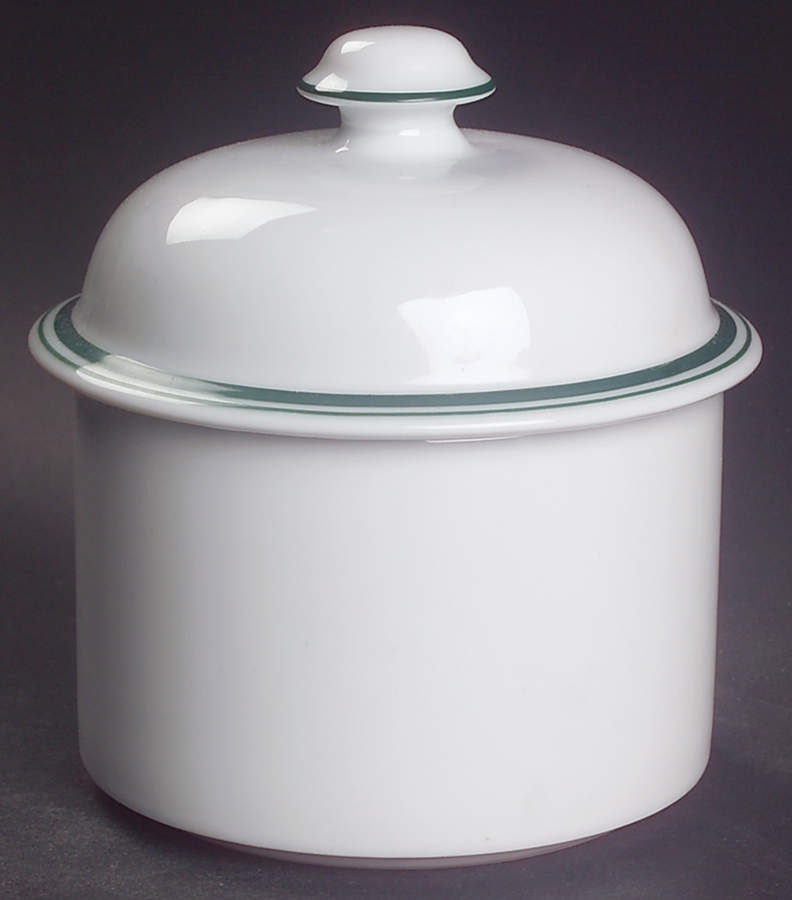Christianshavn Green Sugar Bowl & Lid by Dansk-1