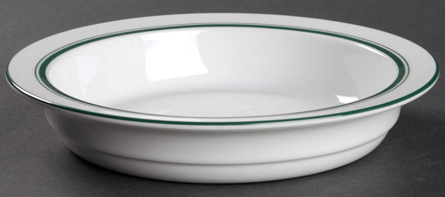 Christianshavn Green Rim Soup Bowl by Dansk-1