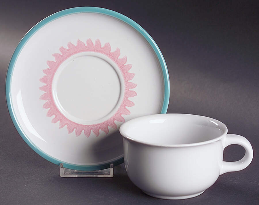 Costa Del Sol Flat Cup & Saucer Set by Dansk-1