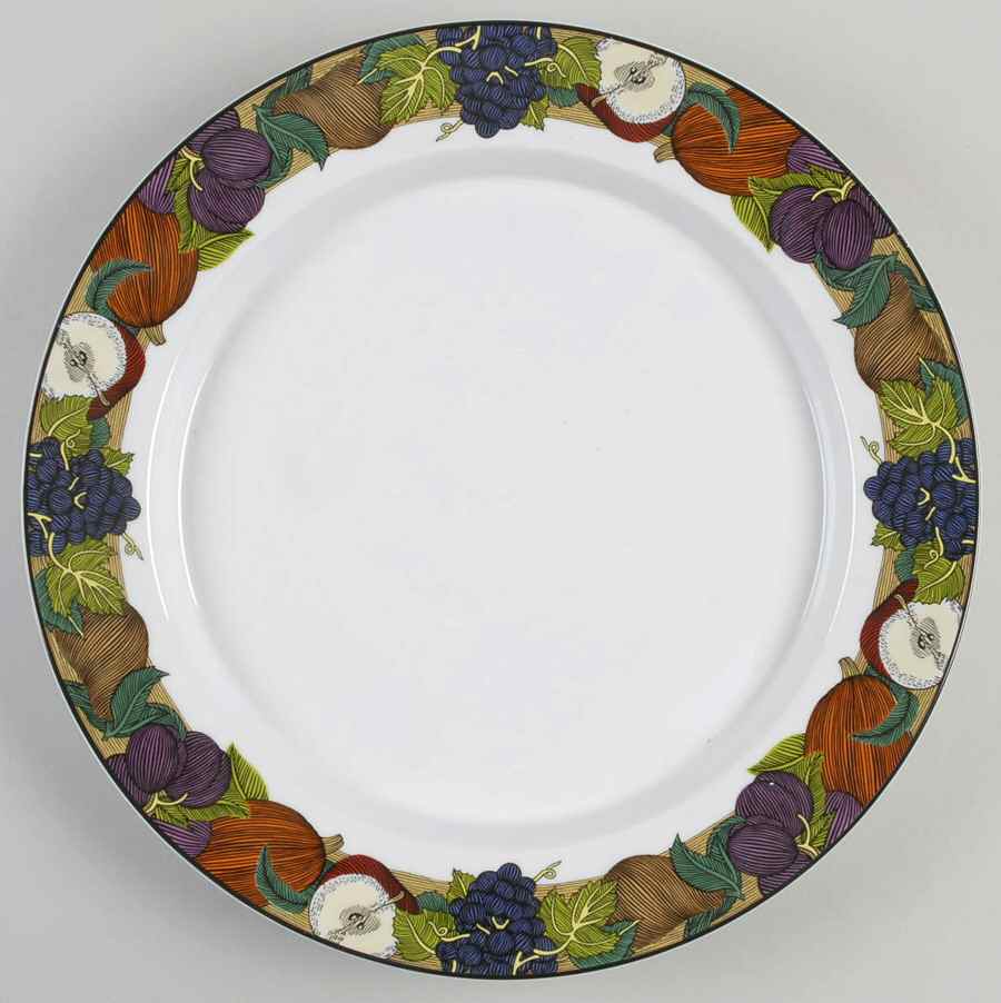 Cornucopia 13" Chop Plate (Round Platter) by Dansk-1