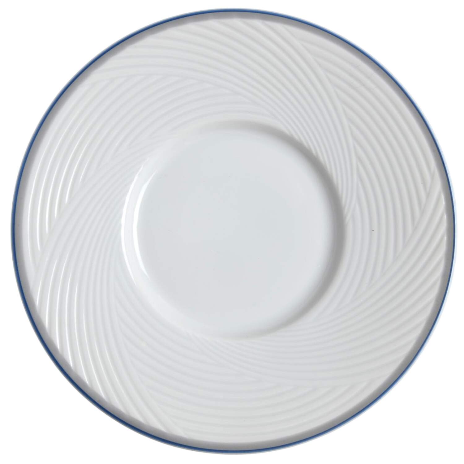 Damask Blue Saucer by Dansk-1