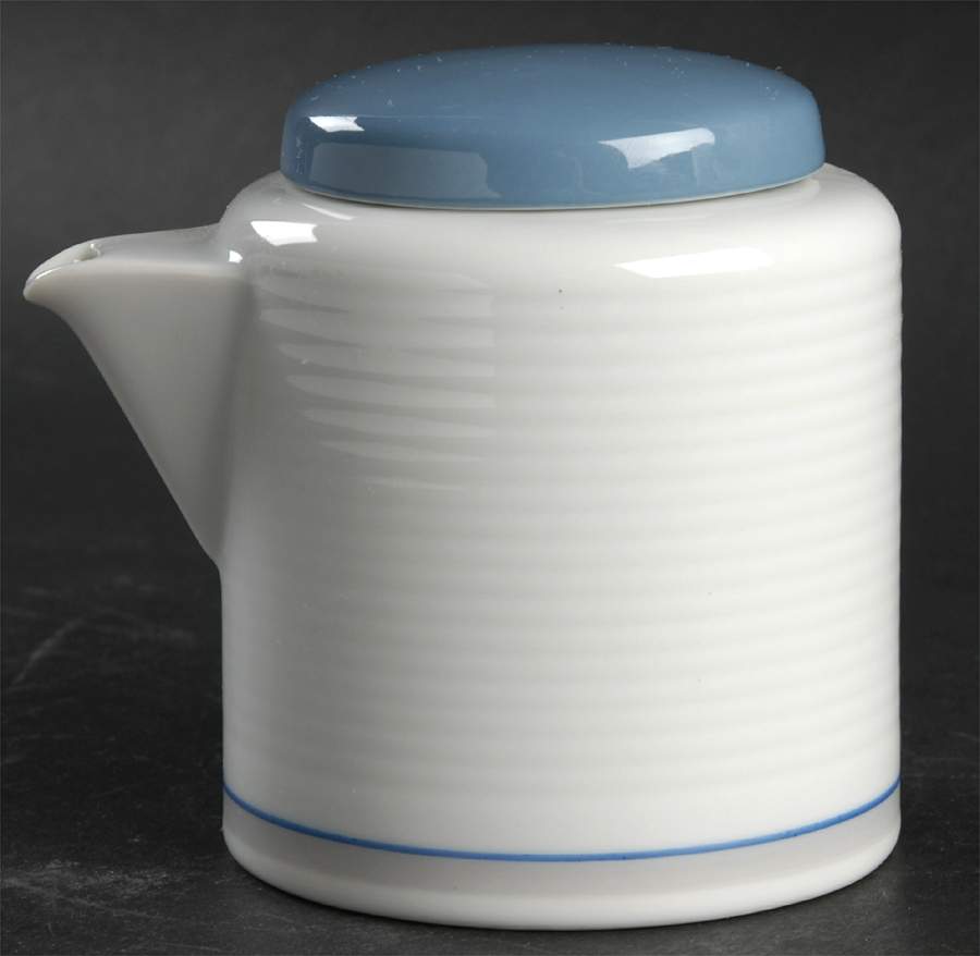 Damask Blue Creamer & Lid by Dansk-1