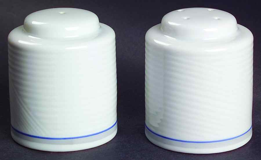 Damask Blue Salt & Pepper Set by Dansk-1