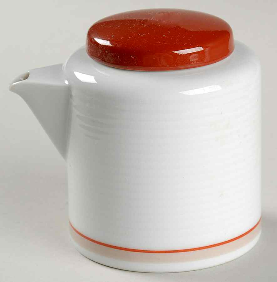 Damask Red Creamer & Lid by Dansk-1
