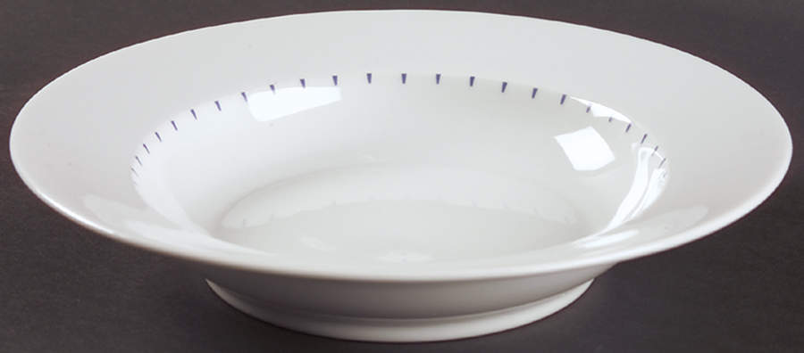 Ditto Blue Rim Soup Bowl by Dansk-1