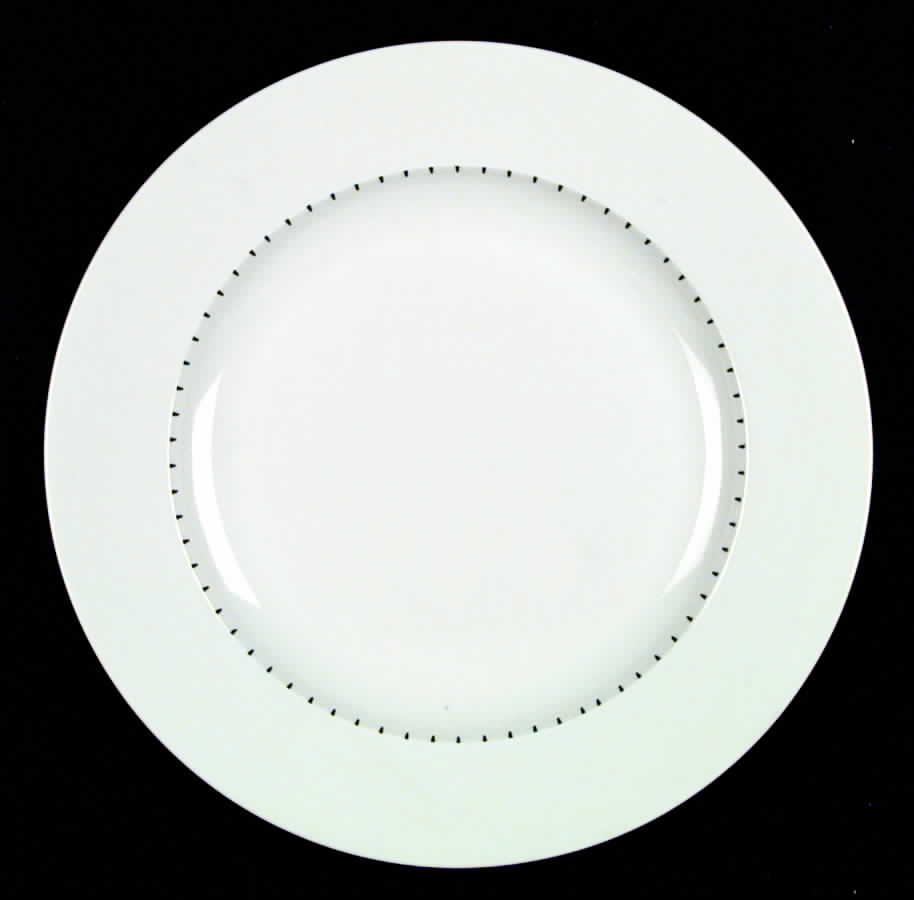 Ditto Black 12" Chop Plate (Round Platter) by Dansk-1