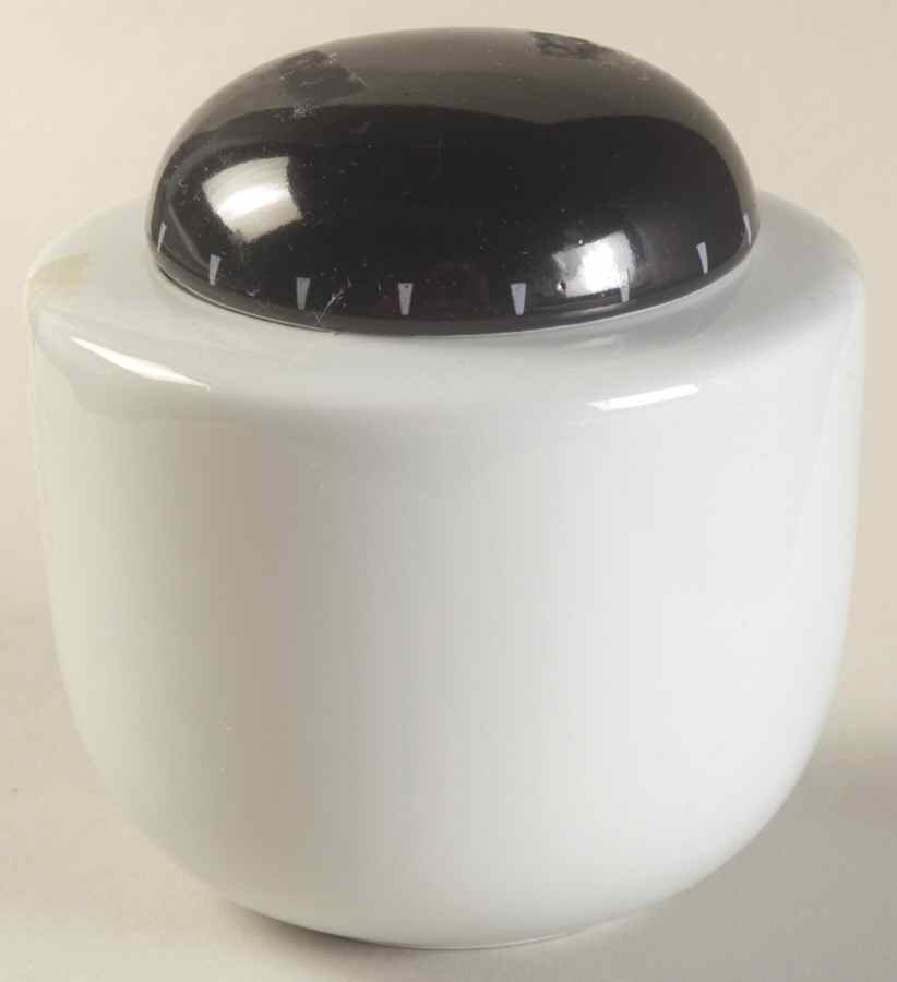 Ditto Black Sugar Bowl & Lid by Dansk-1