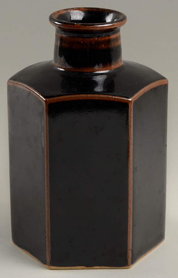 Dusk 7" Hexagonal Vase by Dansk-1