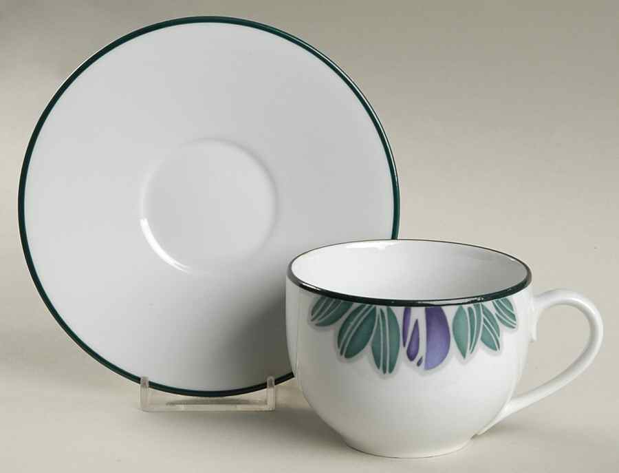 Eden Flat Cup & Saucer Set by Dansk-1