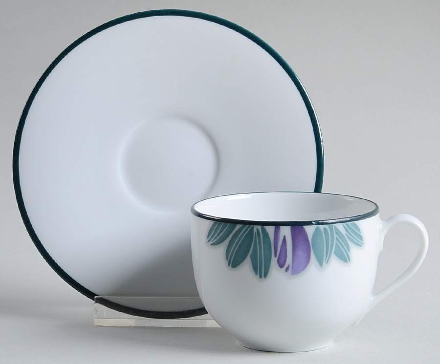 Eden Flat Demitasse Cup & Saucer Set by Dansk-1