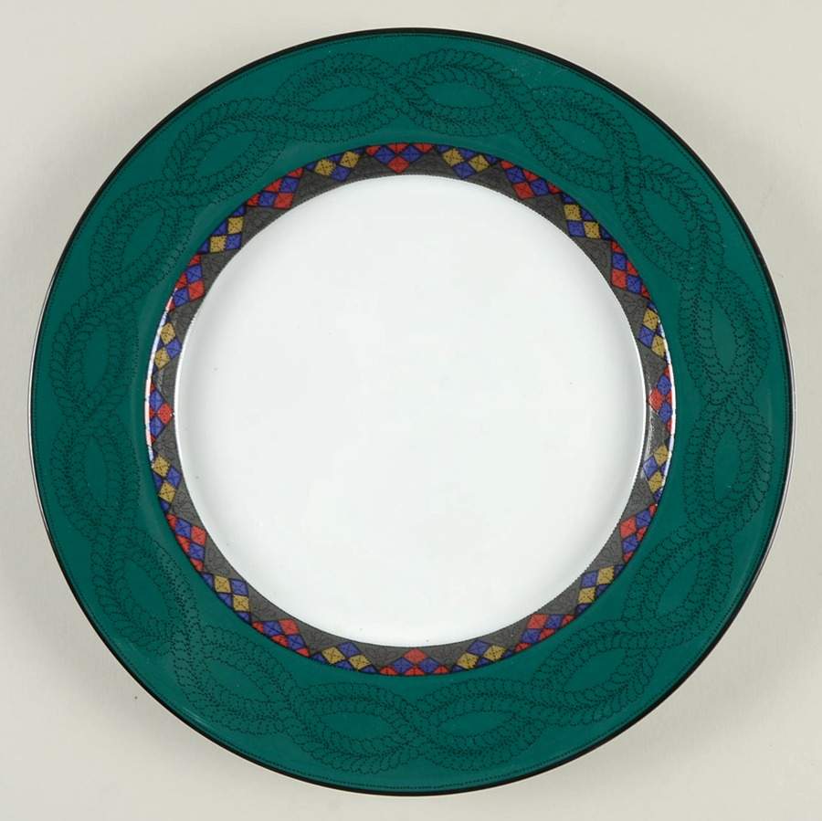 Emerald Braid Salad Plate by Dansk-1