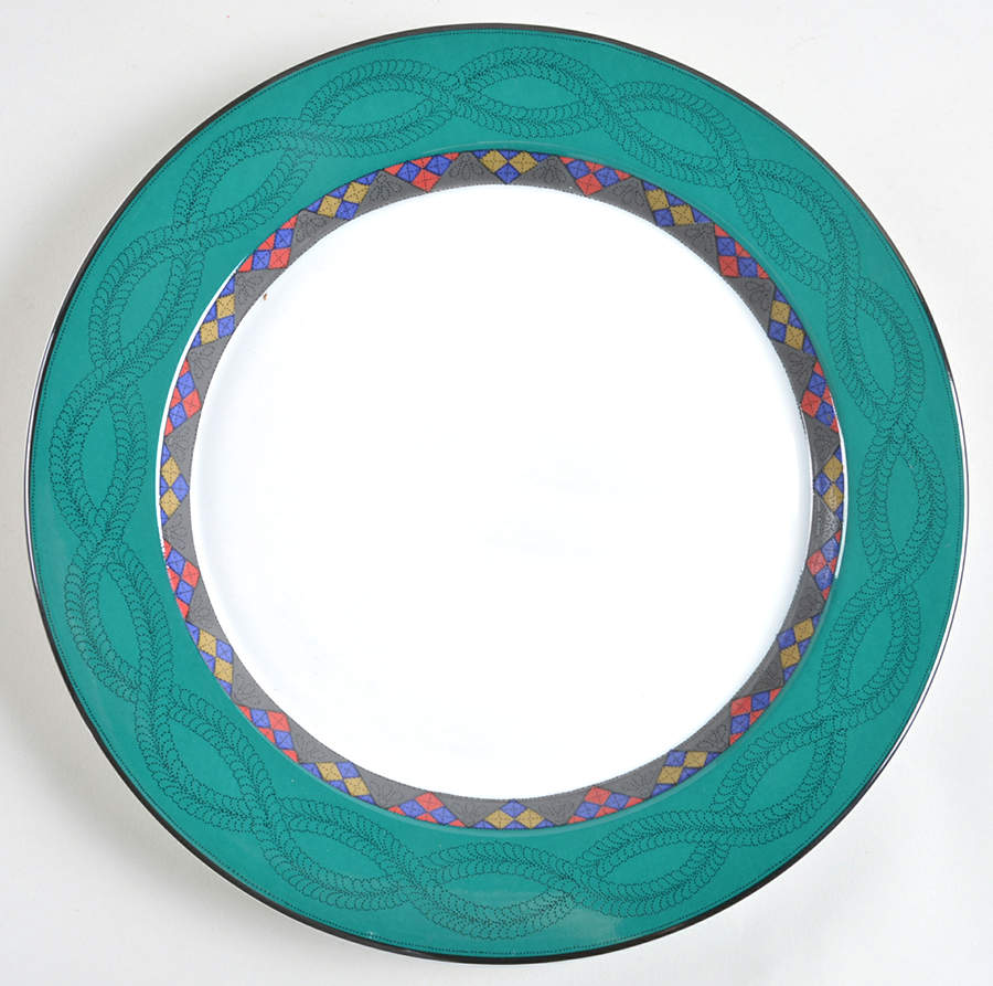 Emerald Braid Dinner Plate by Dansk-1