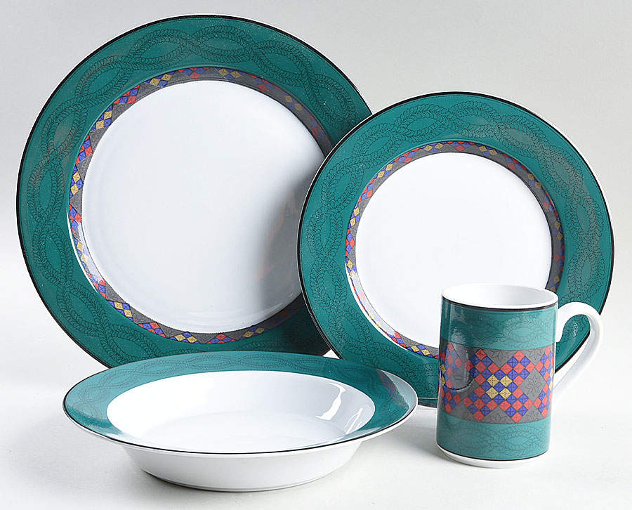 Emerald Braid 4 Piece Place Setting by Dansk-1