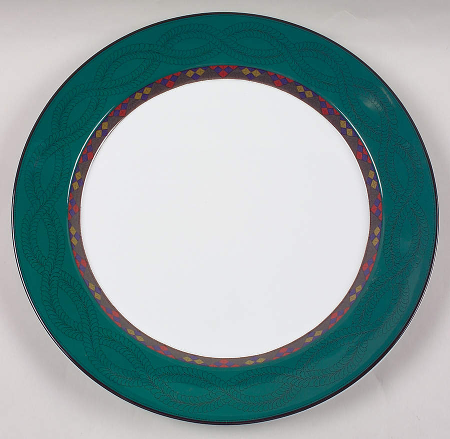 Emerald Braid 13" Chop Plate (Round Platter) by Dansk-1