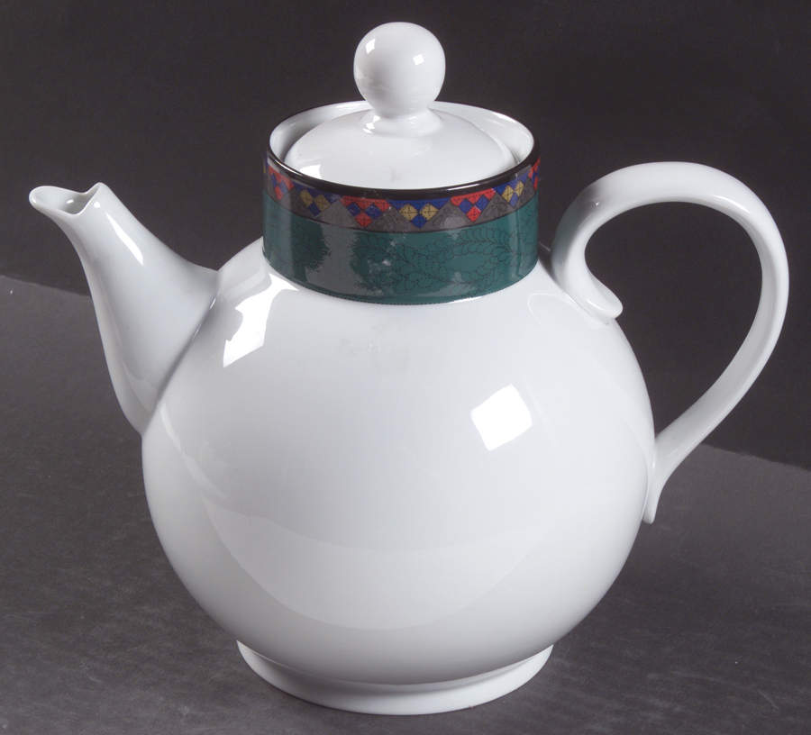 Emerald Braid Tea/Coffee Pot & Lid by Dansk-1