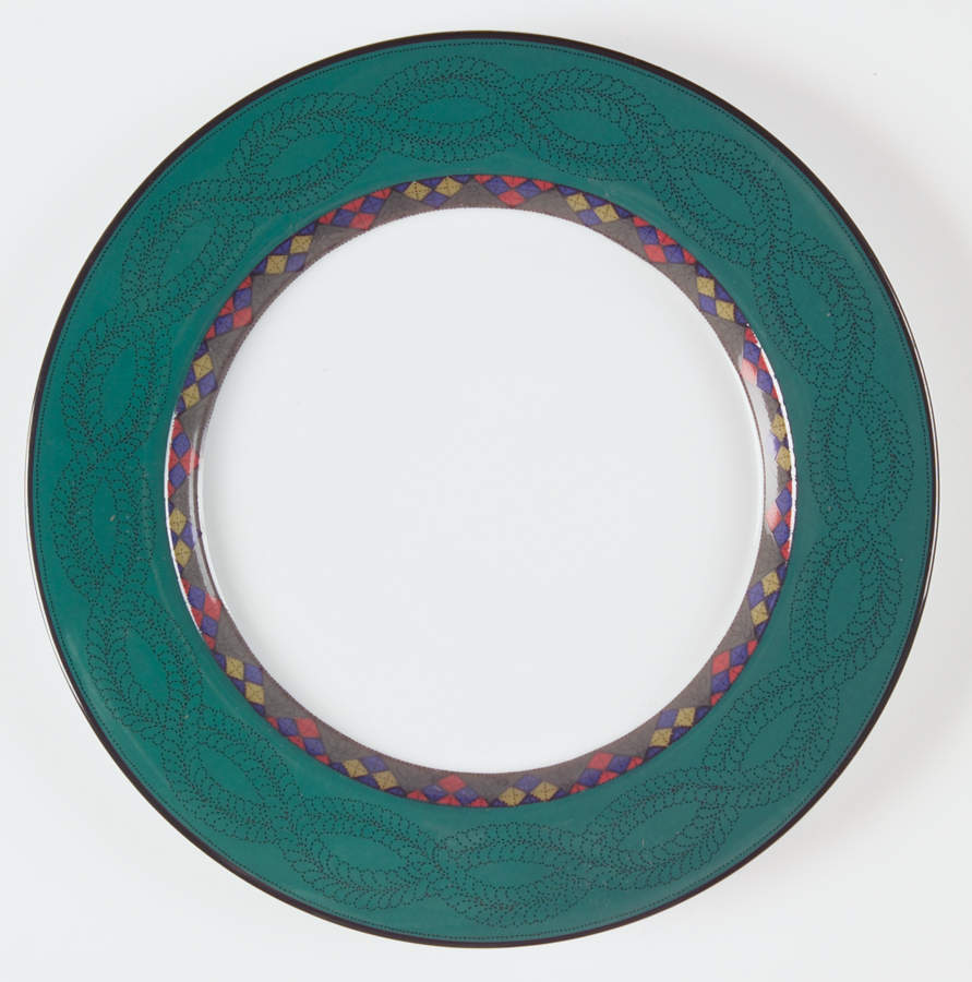 Emerald Braid Salad Plate by Dansk-1