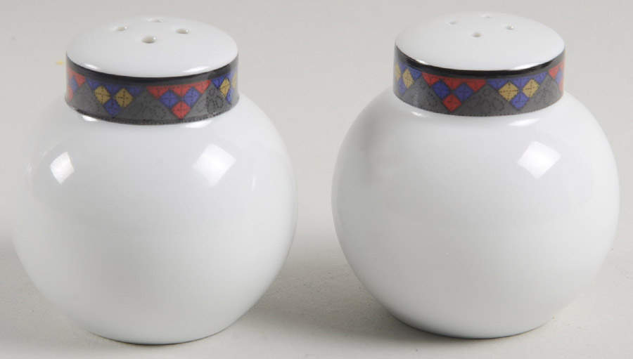 Emerald Braid Salt & Pepper Set by Dansk-1