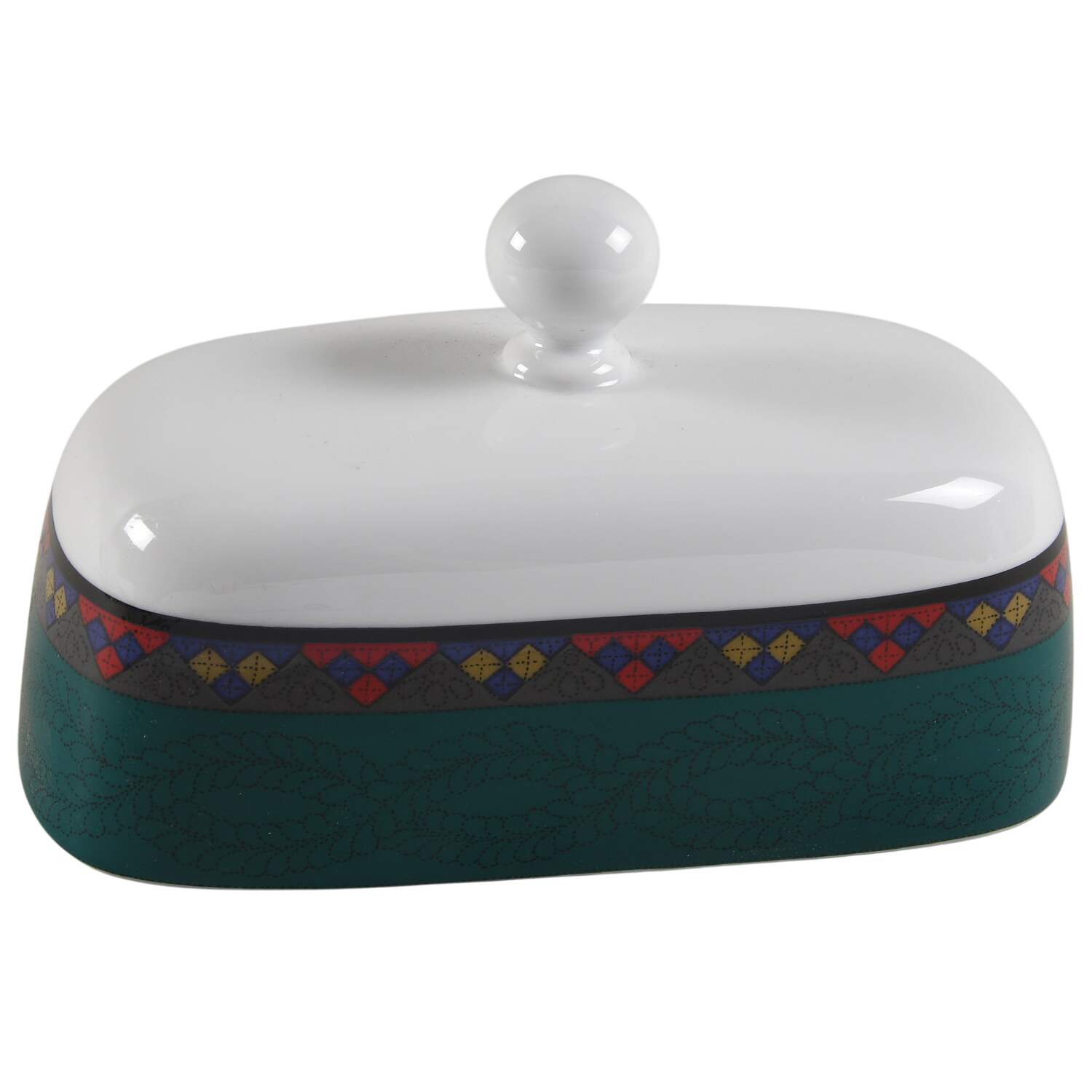Emerald Braid Lid for 1/4 Lb Butter by Dansk-1