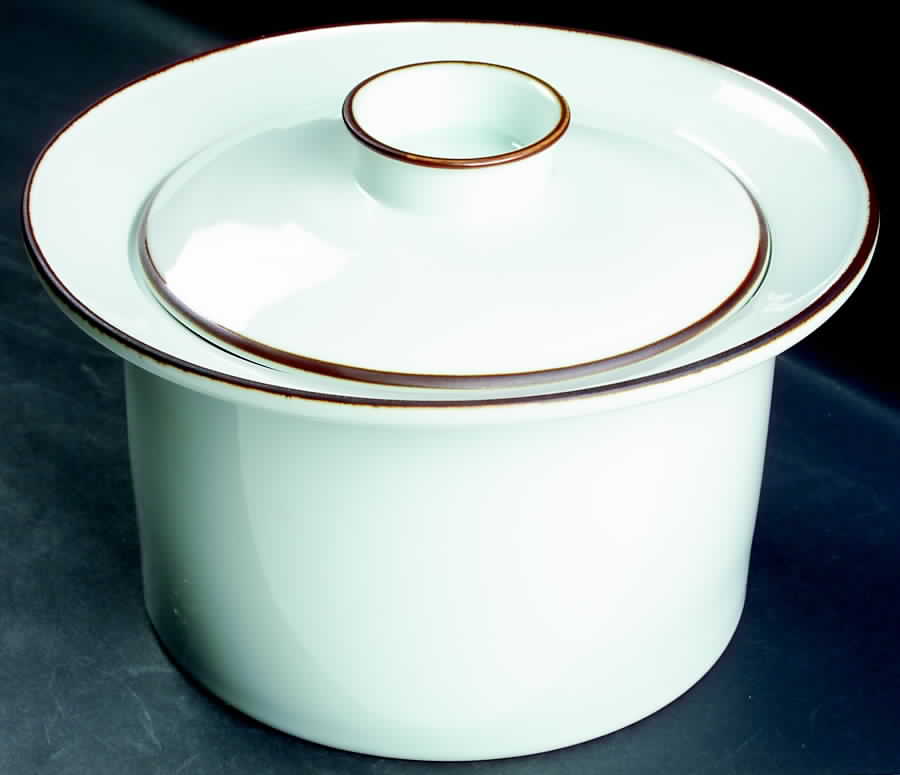 Epoch Brown 4 Quart Round Covered Casserole by Dansk-1