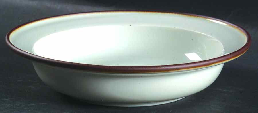 Epoch Brown Rim Fruit/Dessert (Sauce) Bowl by Dansk-1