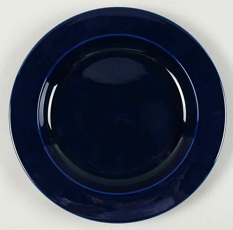 Flora Blue Deep Round Platter by Dansk-1