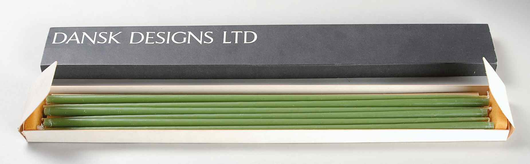 Design with Light Set of 12 Thin 16" Taper Candles by Dansk-1