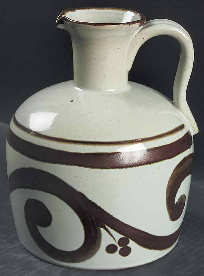 Fleur De Lis Brown 52 Oz Jug by Dansk-1