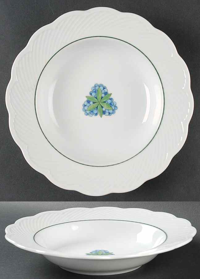 Floret Large Rim Soup Bowl by Dansk-1