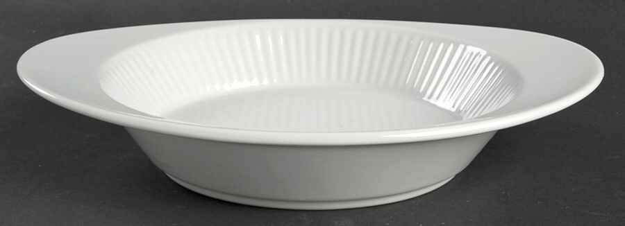 Fluted White Cafe 10" Augratin by Dansk-1
