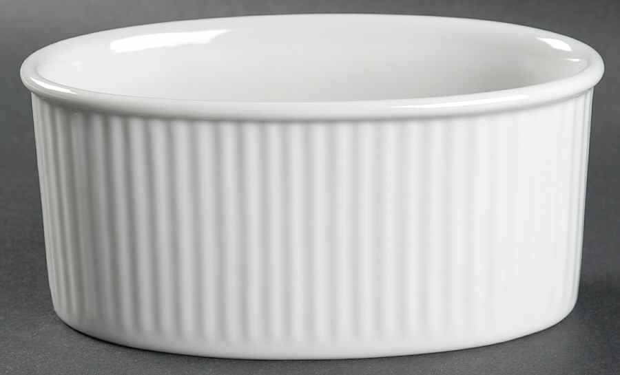 Fluted White Cafe Gravy Boat by Dansk-1