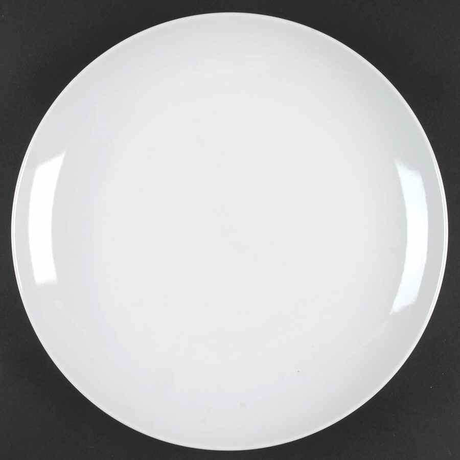 Franck White 13" Chop Plate (Round Platter) by Dansk-1