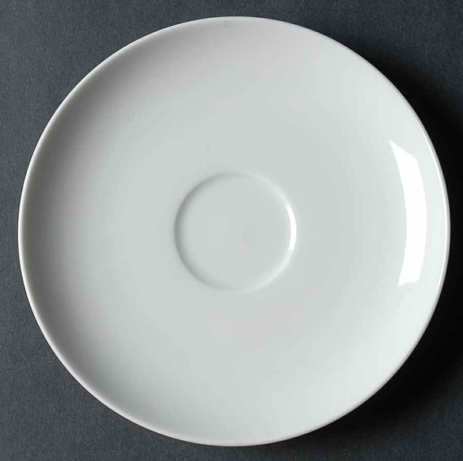 Franck White Saucer by Dansk-1