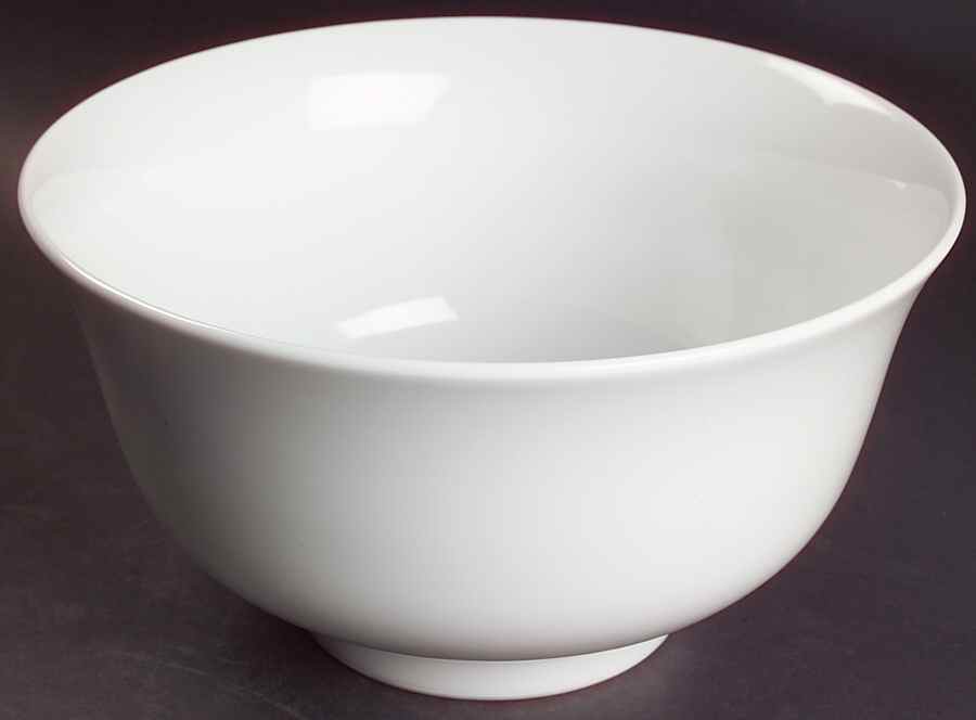 Franck White 8" Round Vegetable Bowl by Dansk-1