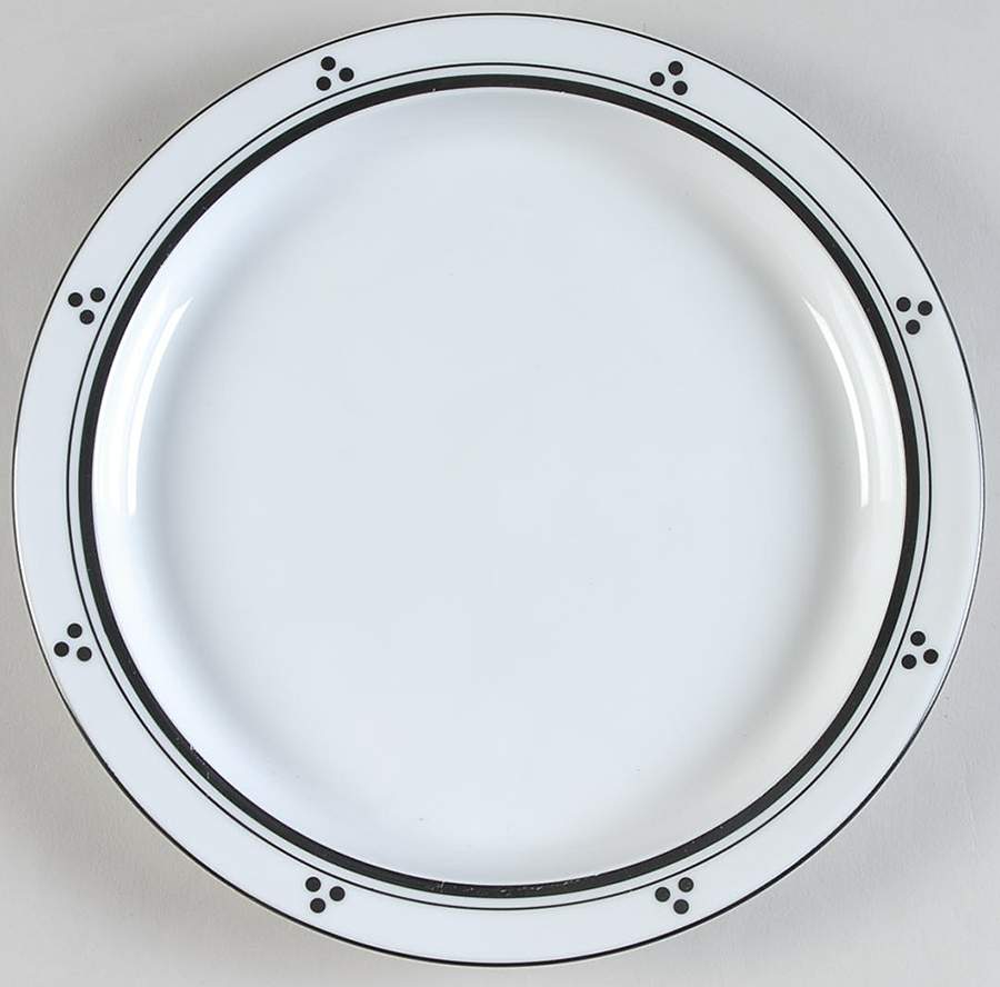 Fredriksborg Black Salad Plate by Dansk-1