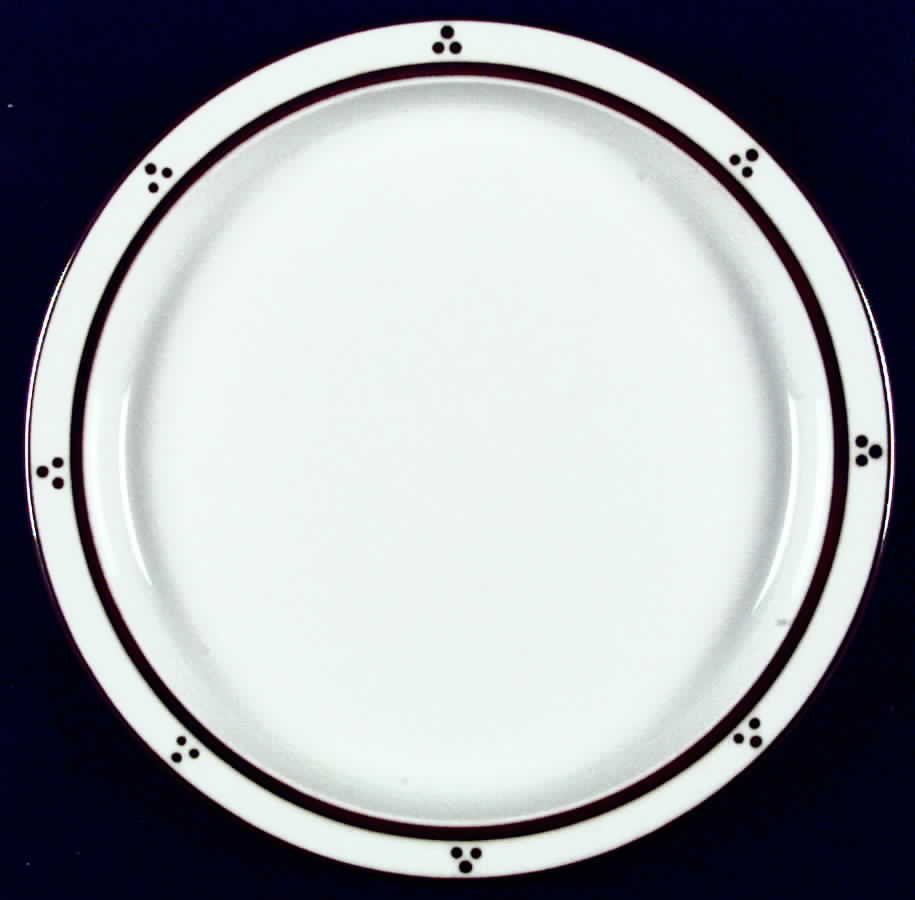 Fredriksborg Brown Dinner Plate by Dansk-1