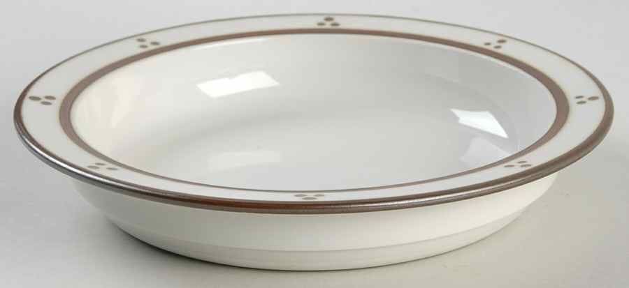 Fredriksborg Brown Rim Soup Bowl by Dansk-1