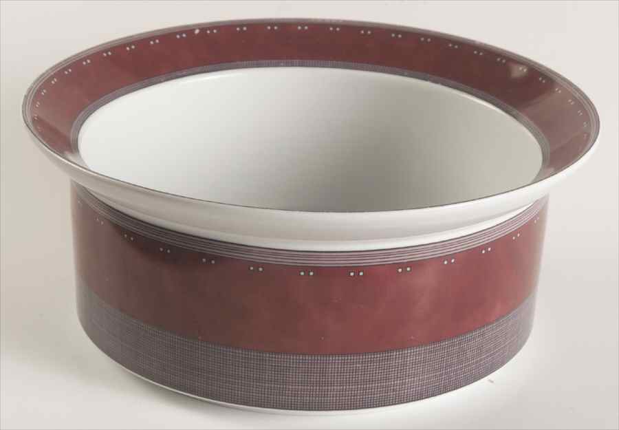 Gridworks Burgundy 7" Round Vegetable Bowl by Dansk-1
