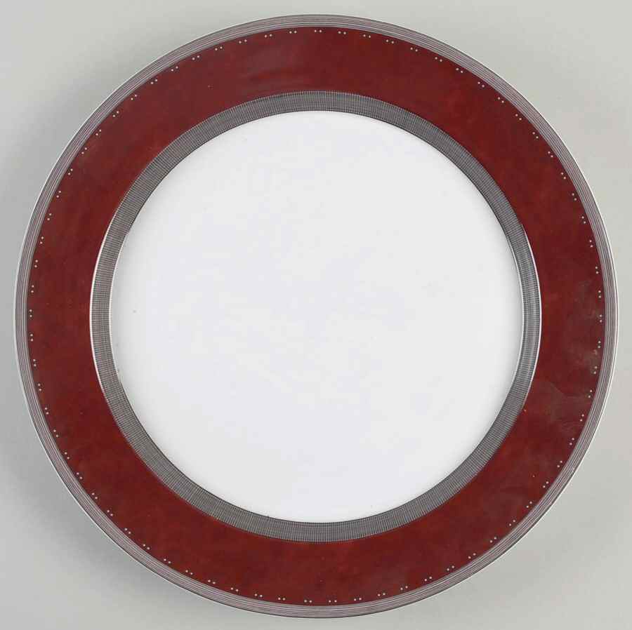 Gridworks Burgundy 13" Chop Plate (Round Platter) by Dansk-1