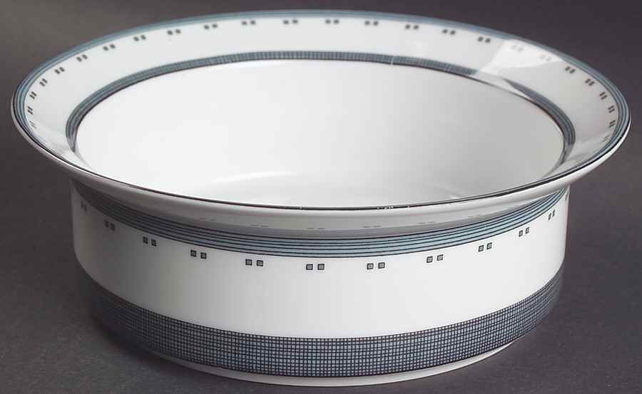 Gridworks Green Rim Cereal Bowl by Dansk-1