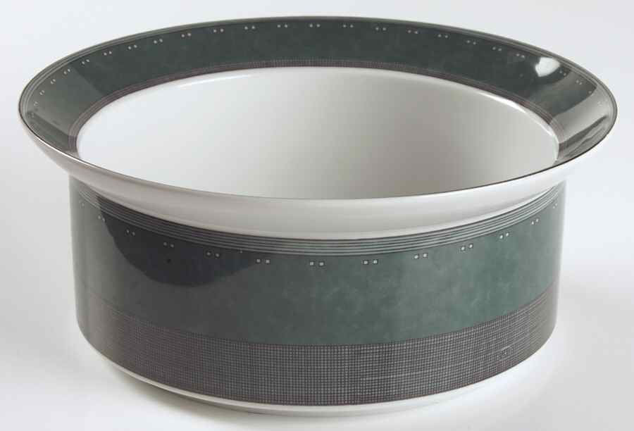 Gridworks Green 7" Round Vegetable Bowl by Dansk-1